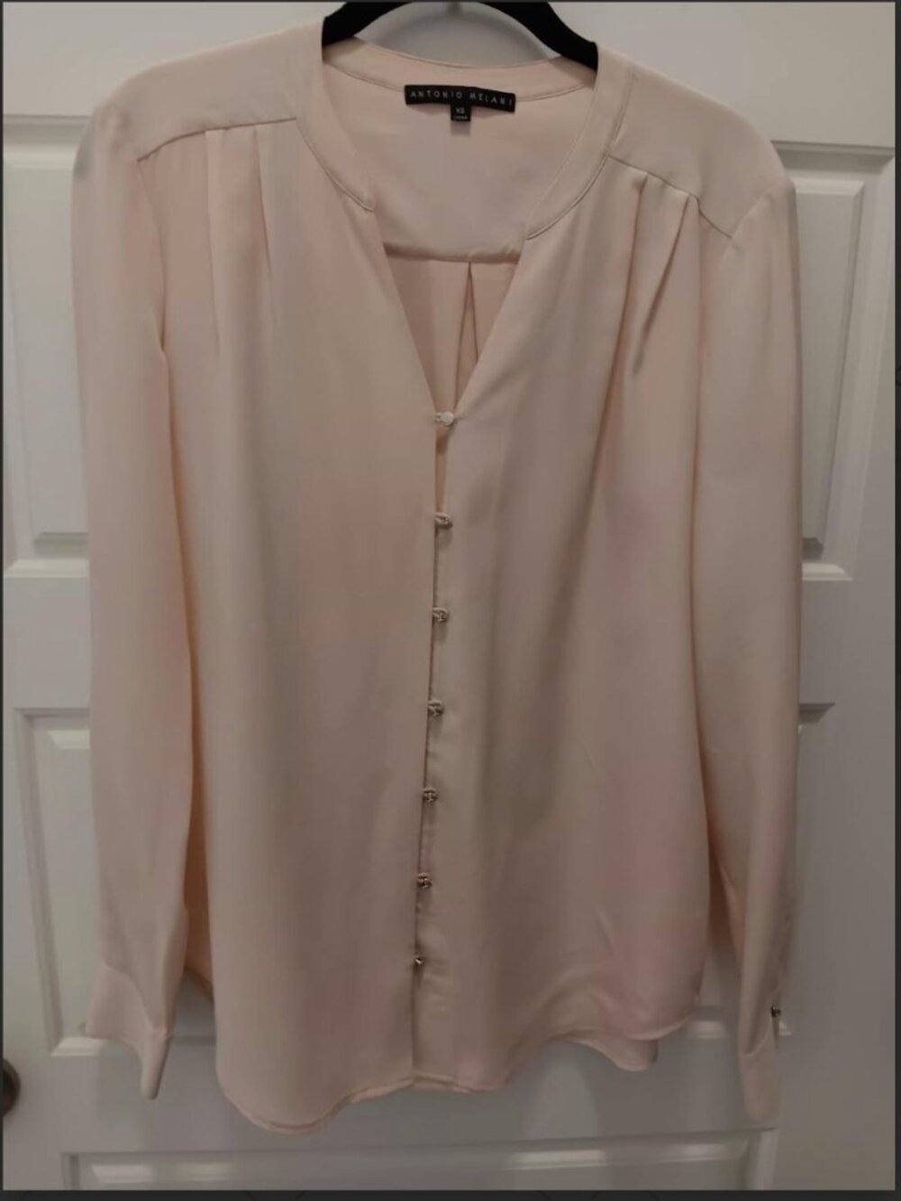 Antonio Melani Silk Blouse, pale pink, XS